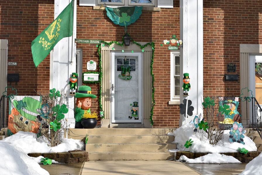 Neighbors go green to "Shamrock Our Blocks"